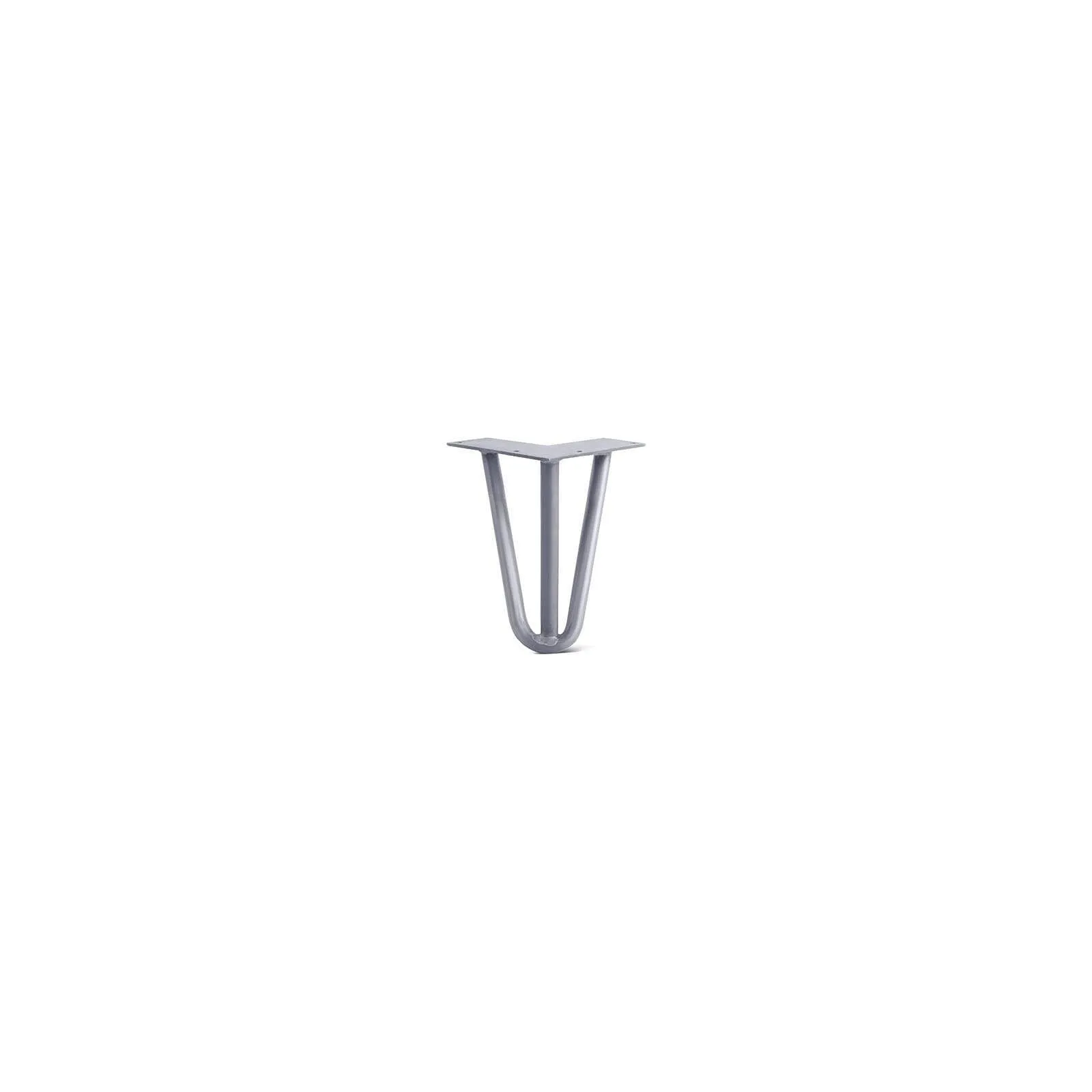 Hairpin Leg (Sold Separately), 3-Rod Design - Grey Powder Coated Finish