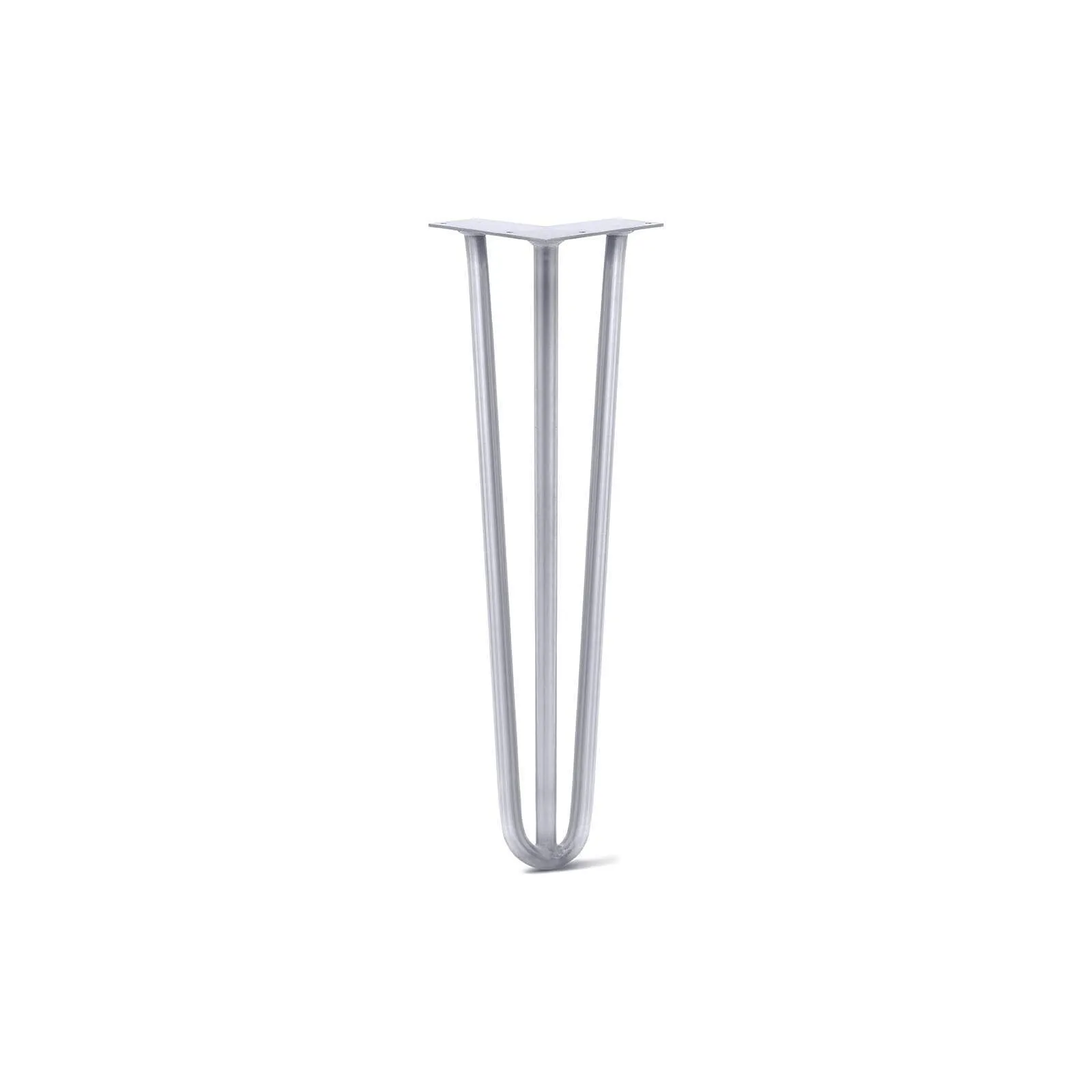 Hairpin Leg (Sold Separately), 3-Rod Design - Grey Powder Coated Finish
