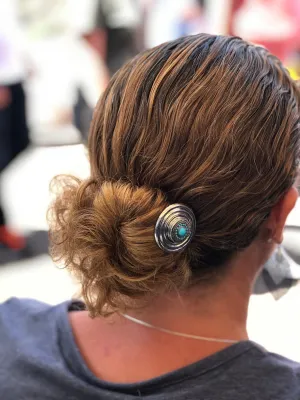 Hairpin Plate - HAIRACCESSOIRE - incl. 3 gratis clickbuttons naar keuze