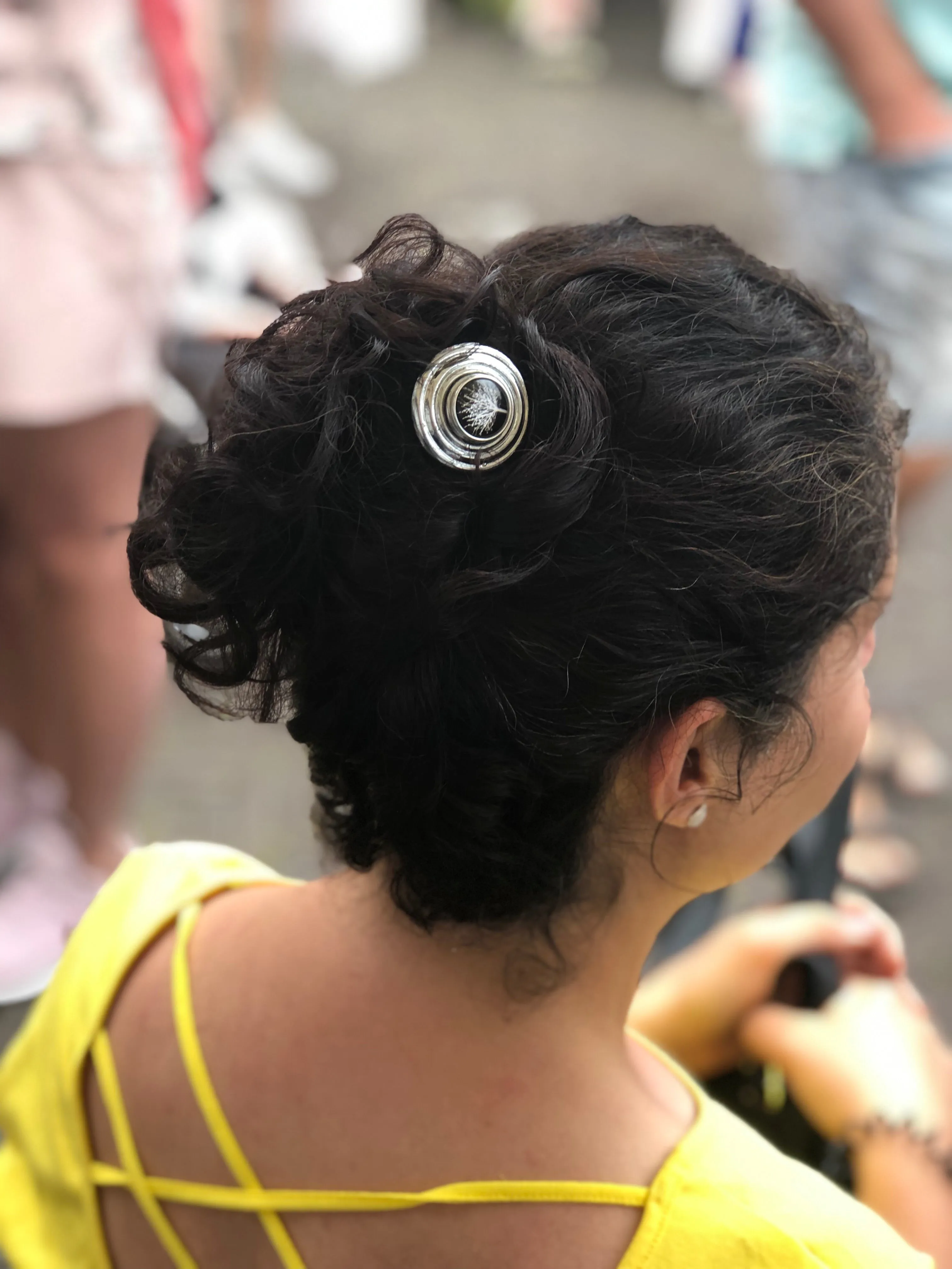 Hairpin Plate - HAIRACCESSOIRE - incl. 3 gratis clickbuttons naar keuze
