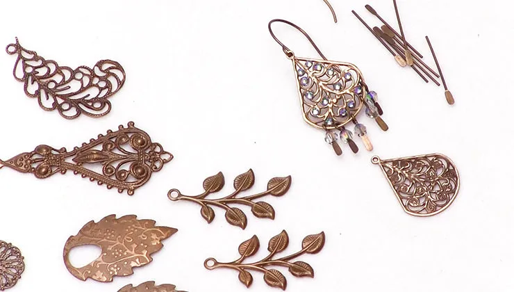 How to Make the Vintaj Cecilia Earrings