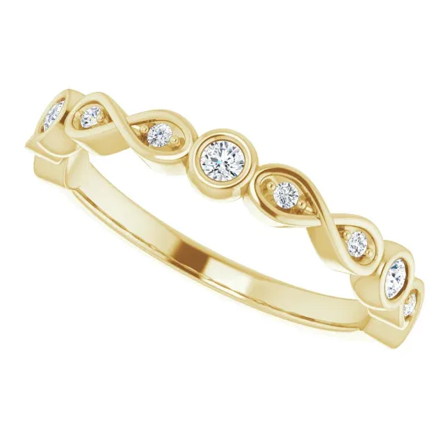 Infinity Bezel Anniversary Band