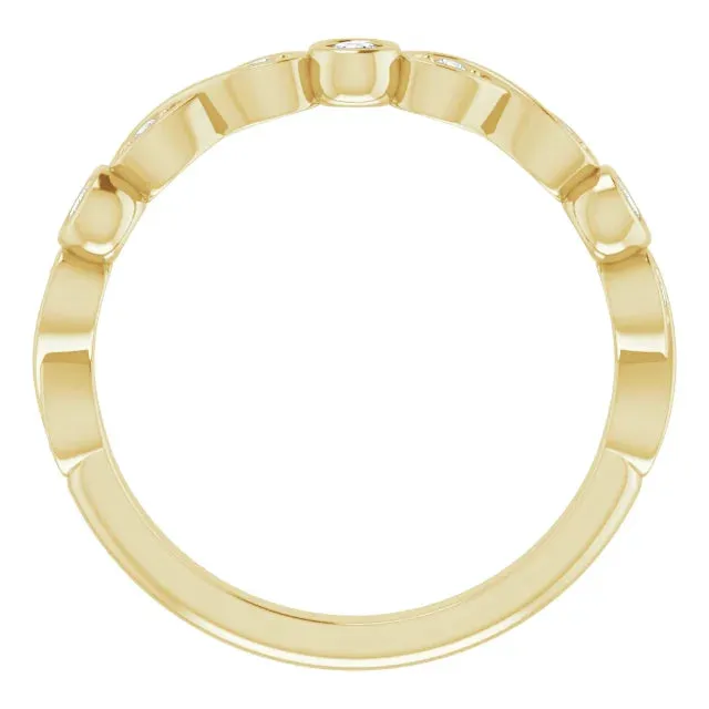 Infinity Bezel Anniversary Band