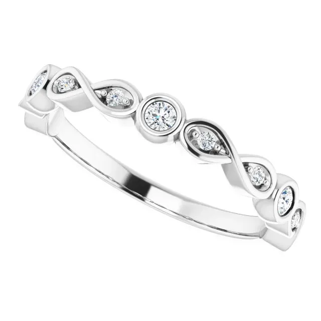 Infinity Bezel Anniversary Band