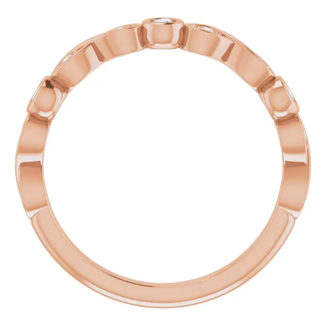 Infinity Bezel Anniversary Band