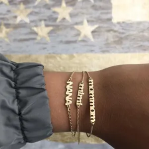 Lowercase Name Bracelet