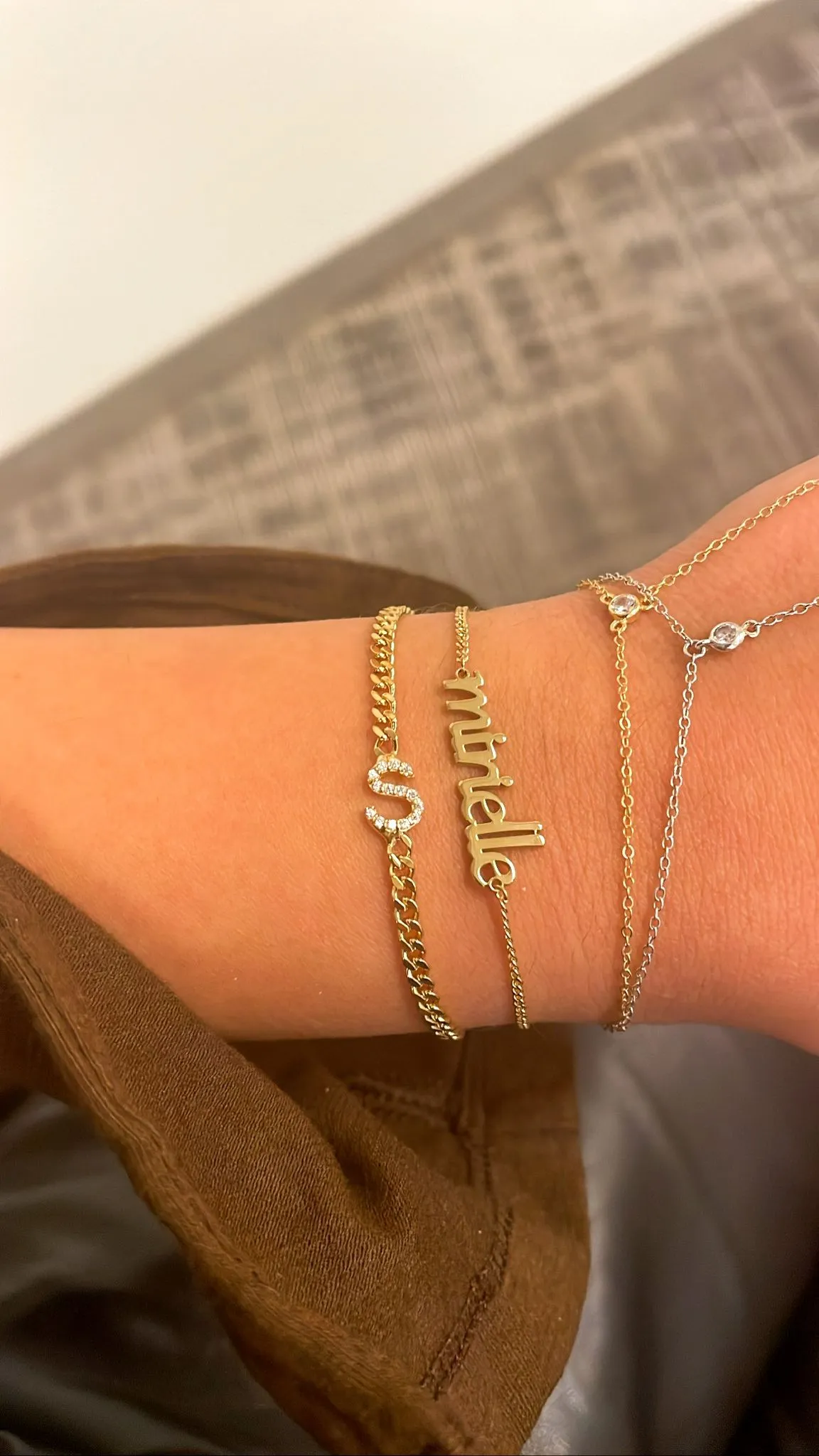 Lowercase Name Bracelet