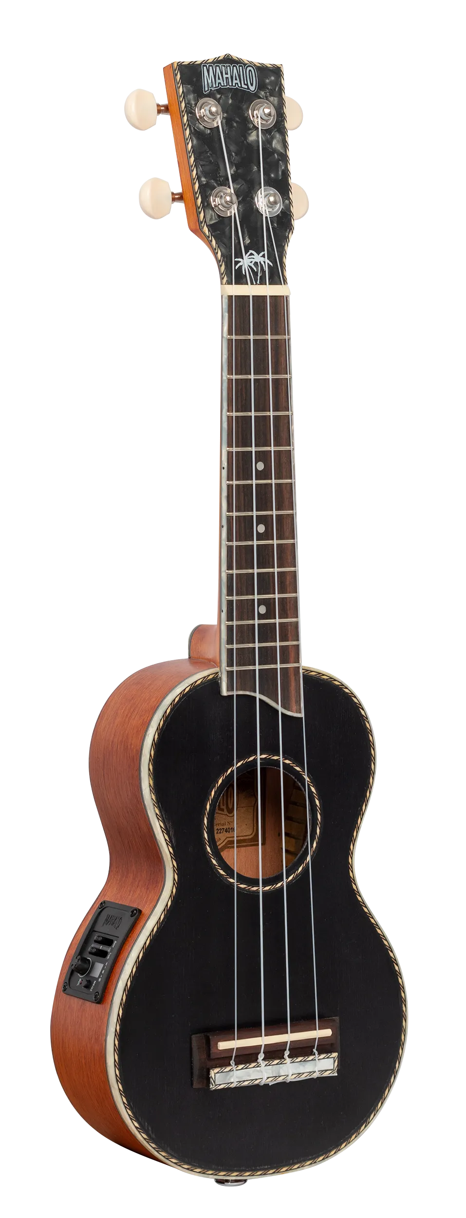 Mahalo | MP1Ebk | Soprano - Electric Acoustic | Soprano Ukulele
