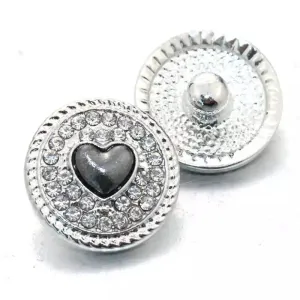 Metal Hairpin click / chunk button 091