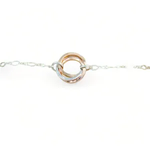 Mini Trio Bracelet - mixed metals