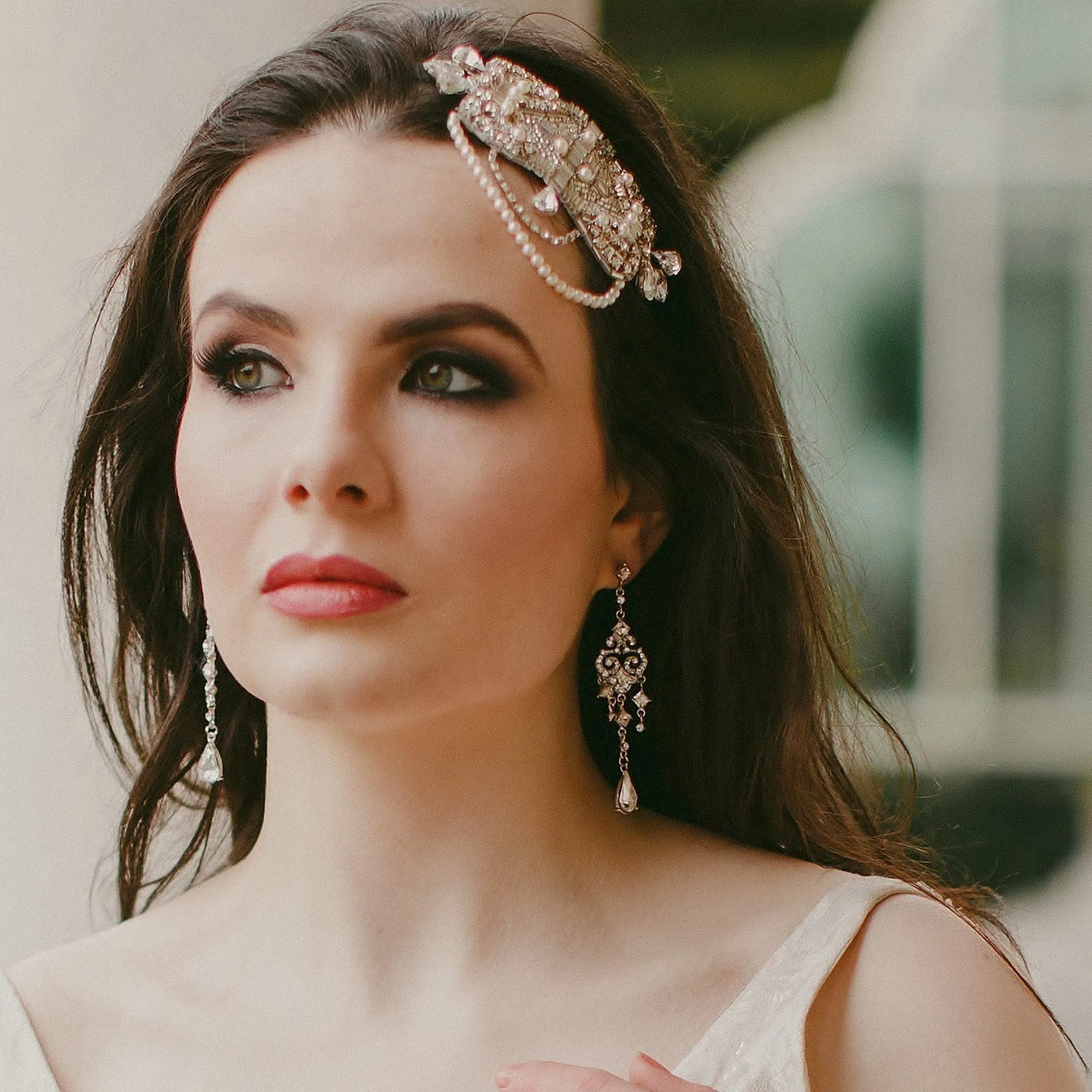 Myla, Crystal Drop Earrings