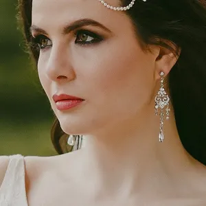 Myla, Crystal Drop Earrings