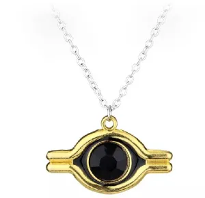 N1821 Gold Anime Inspired Necklace with FREE Earrings