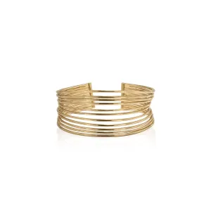 One of a Kind Wide Gold Cuff