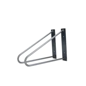 Original Hairpin Shelf Brackets / Floating Desk Brackets, Pair of 2