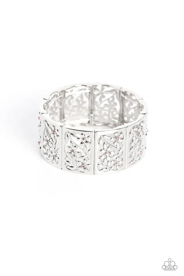 Paparazzi Bracelet ~ Garden Walls - Pink