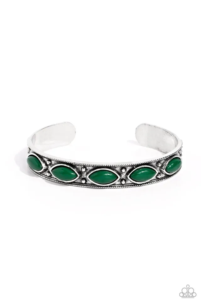 Paparazzi Bracelet ~ Out in the Boonies - Green