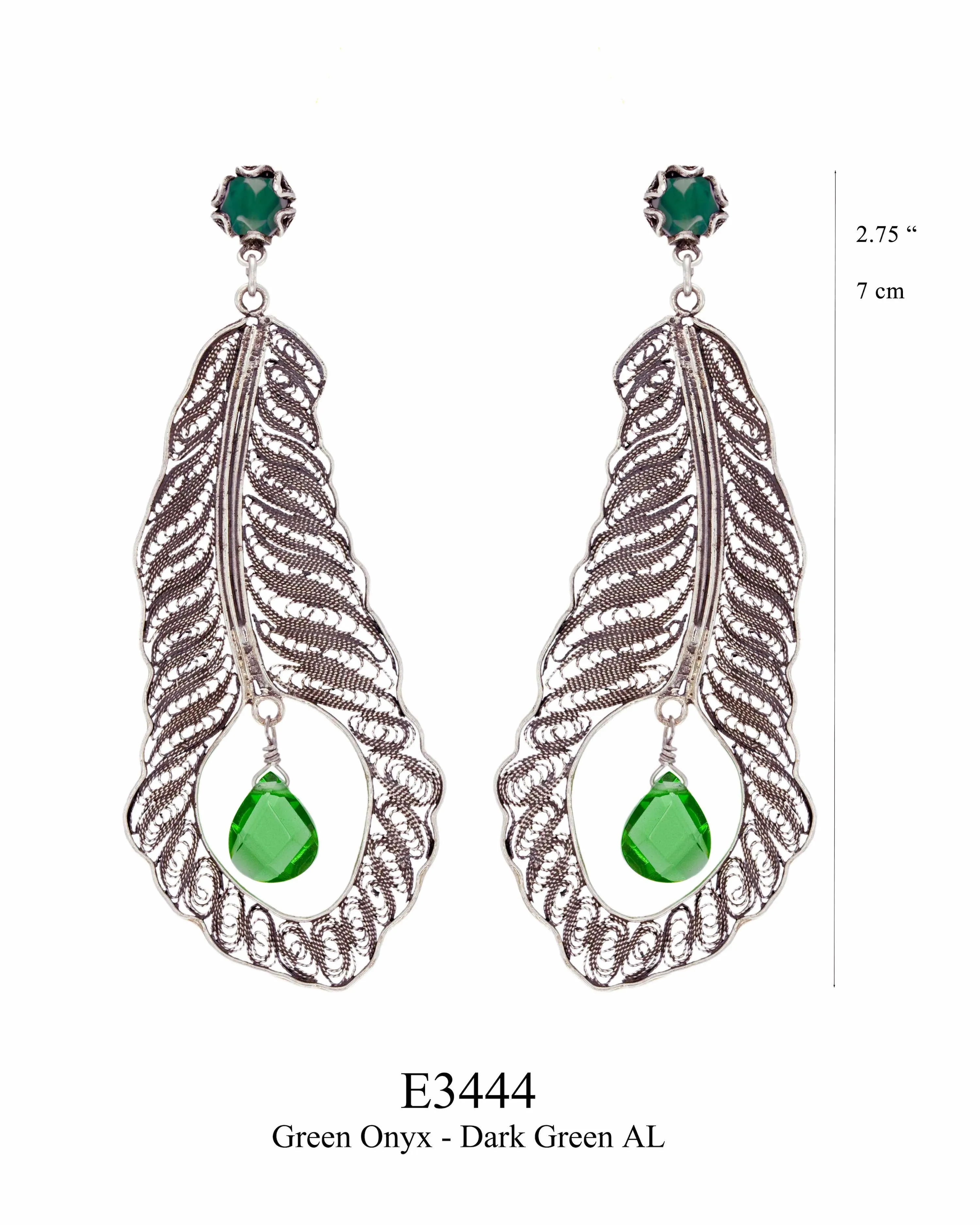 Peacock Earrings