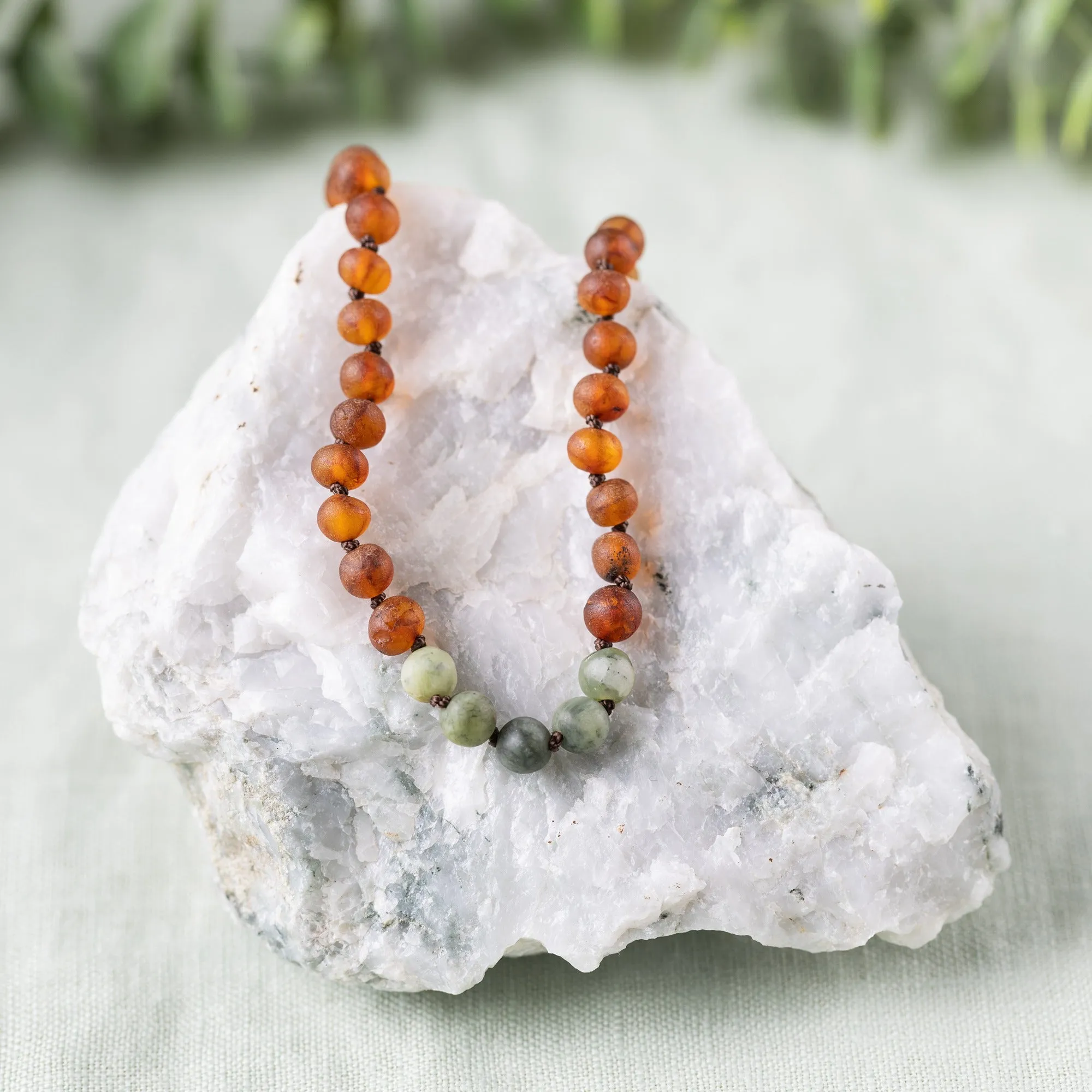 "Grow With Me" Baltic Amber   Gemstone Necklace Sets
