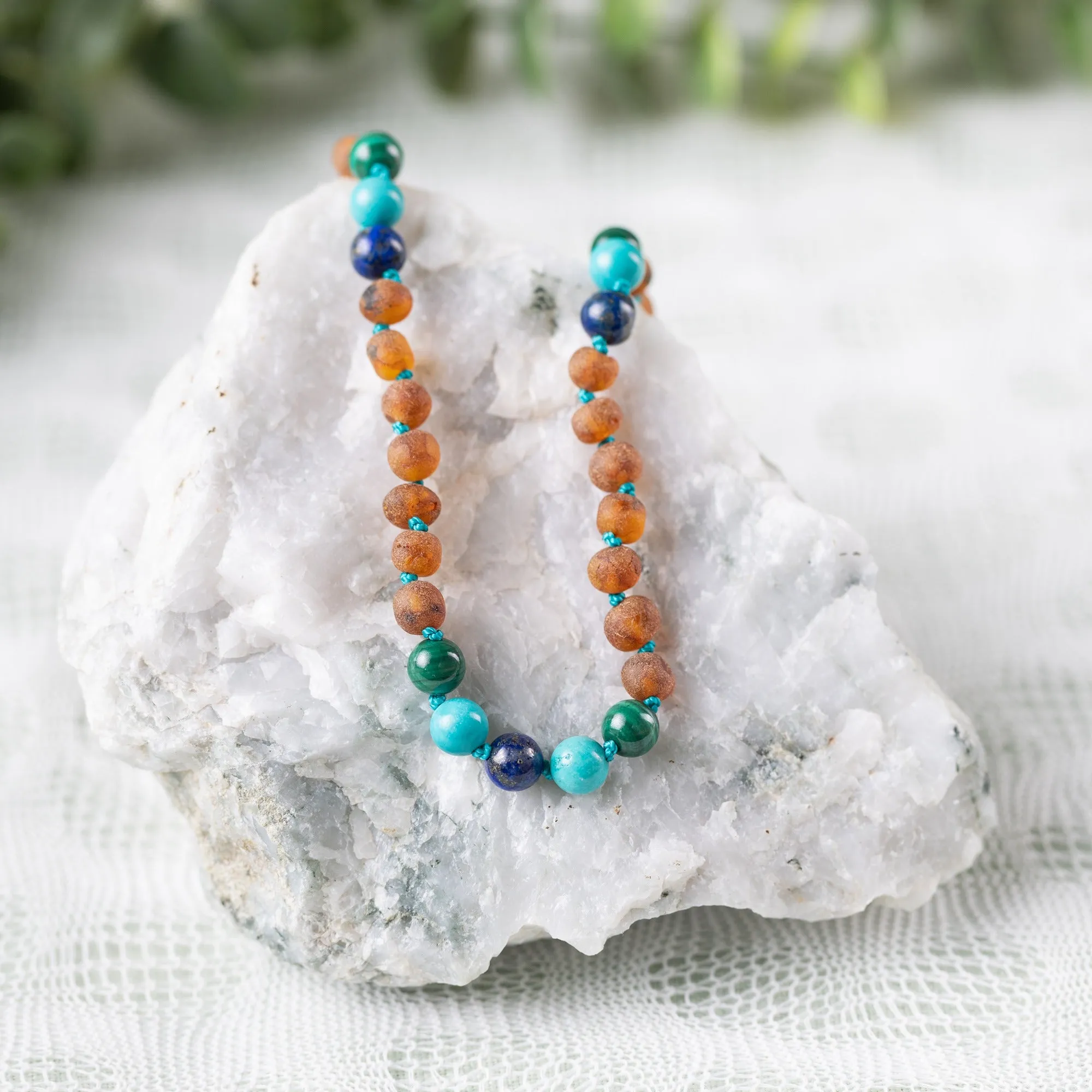 "Grow With Me" Baltic Amber   Gemstone Necklace Sets