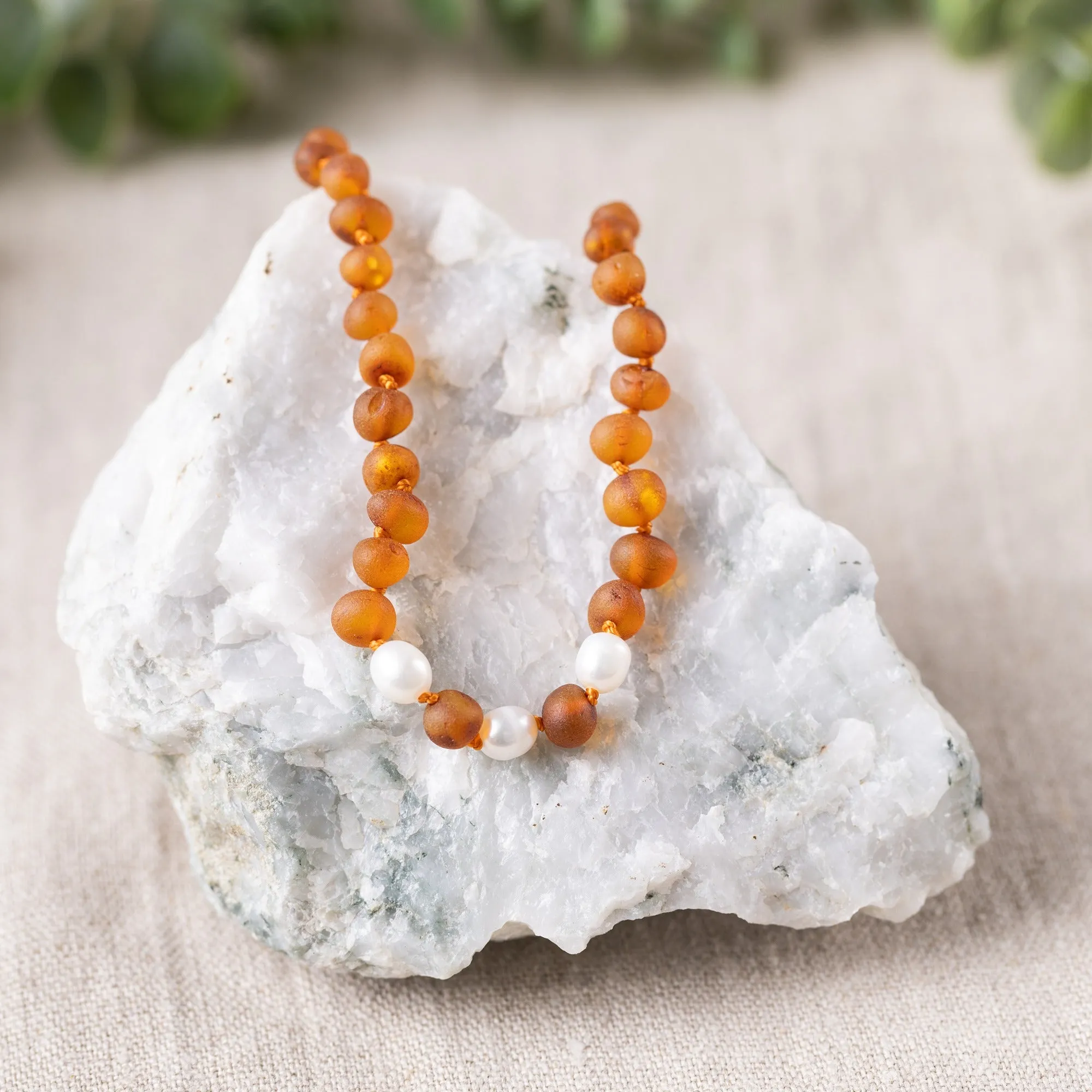 "Grow With Me" Baltic Amber   Gemstone Necklace Sets
