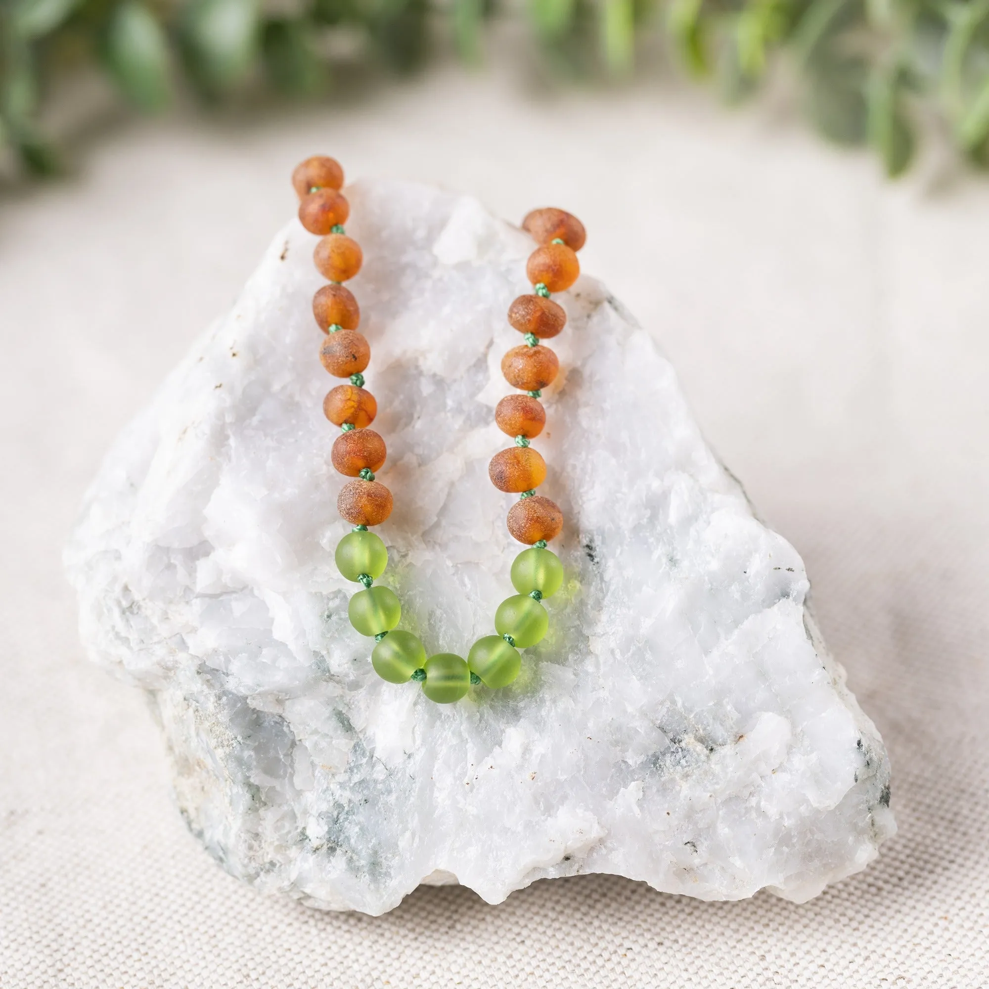 "Grow With Me" Baltic Amber   Gemstone Necklace Sets