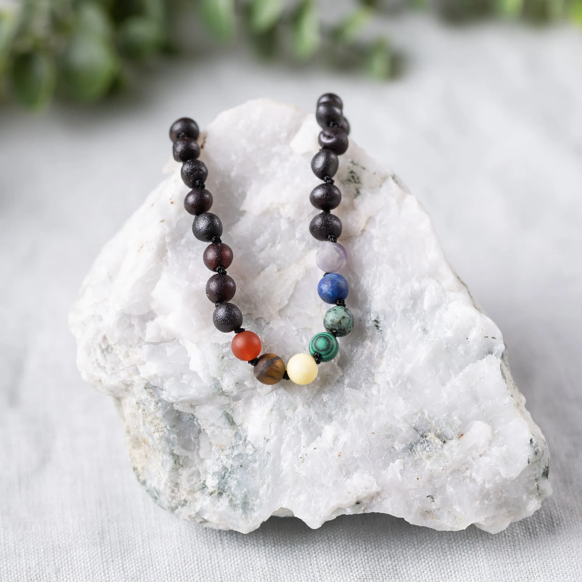 "Grow With Me" Baltic Amber   Gemstone Necklace Sets