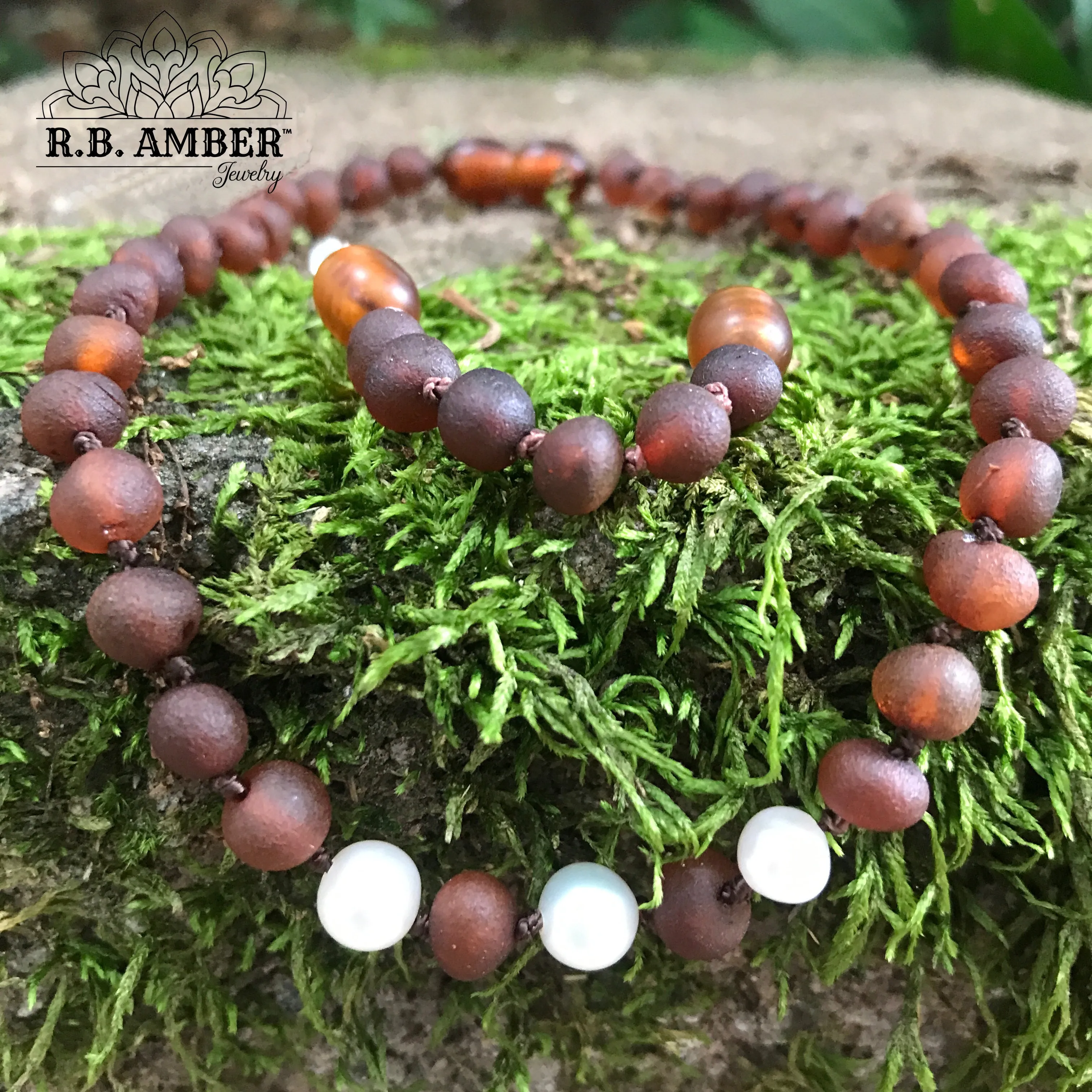Raw Cognac Baltic Amber Jewelry Extender