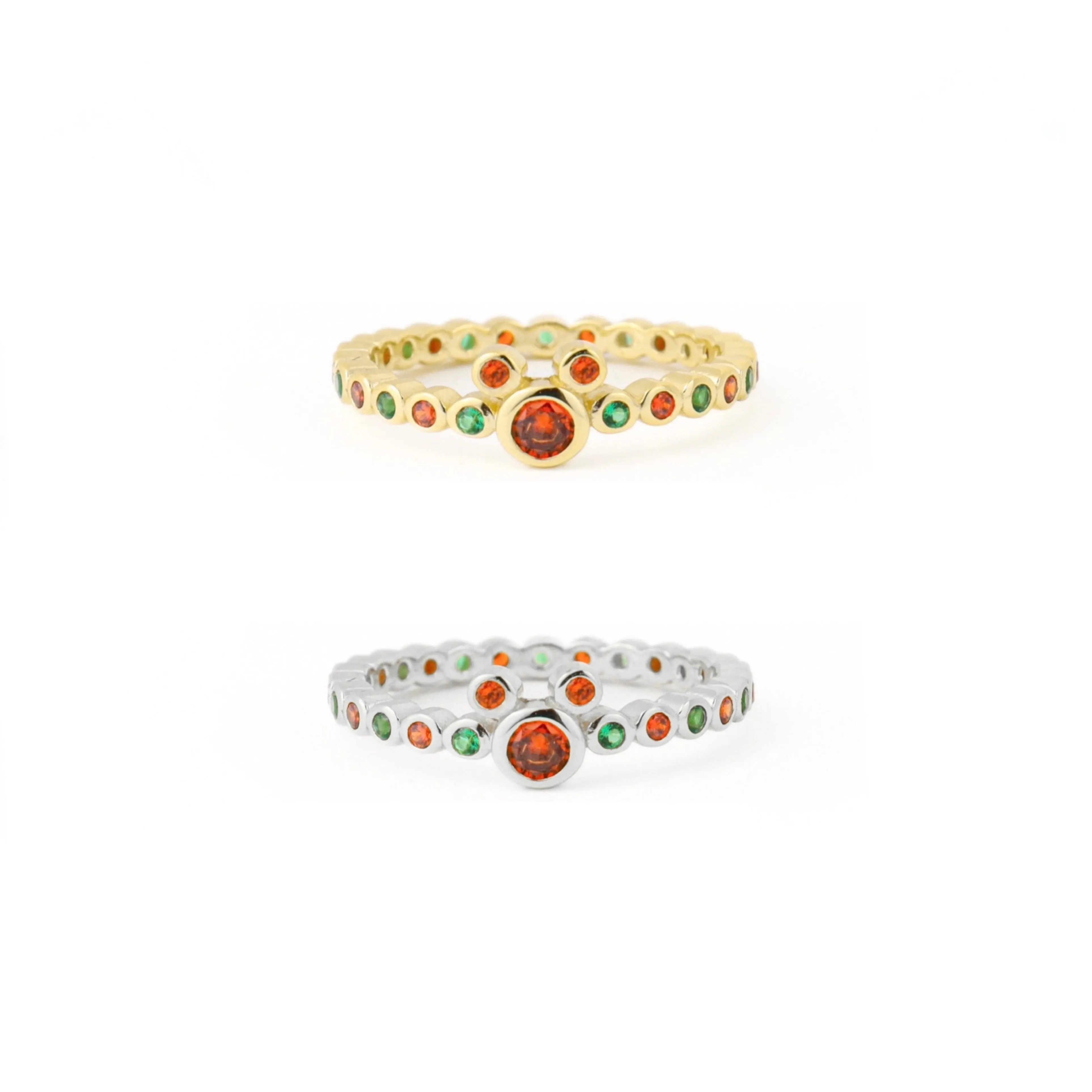 Ring ~ Sterling Collection ~ Magic Bubble Stacking Holiday