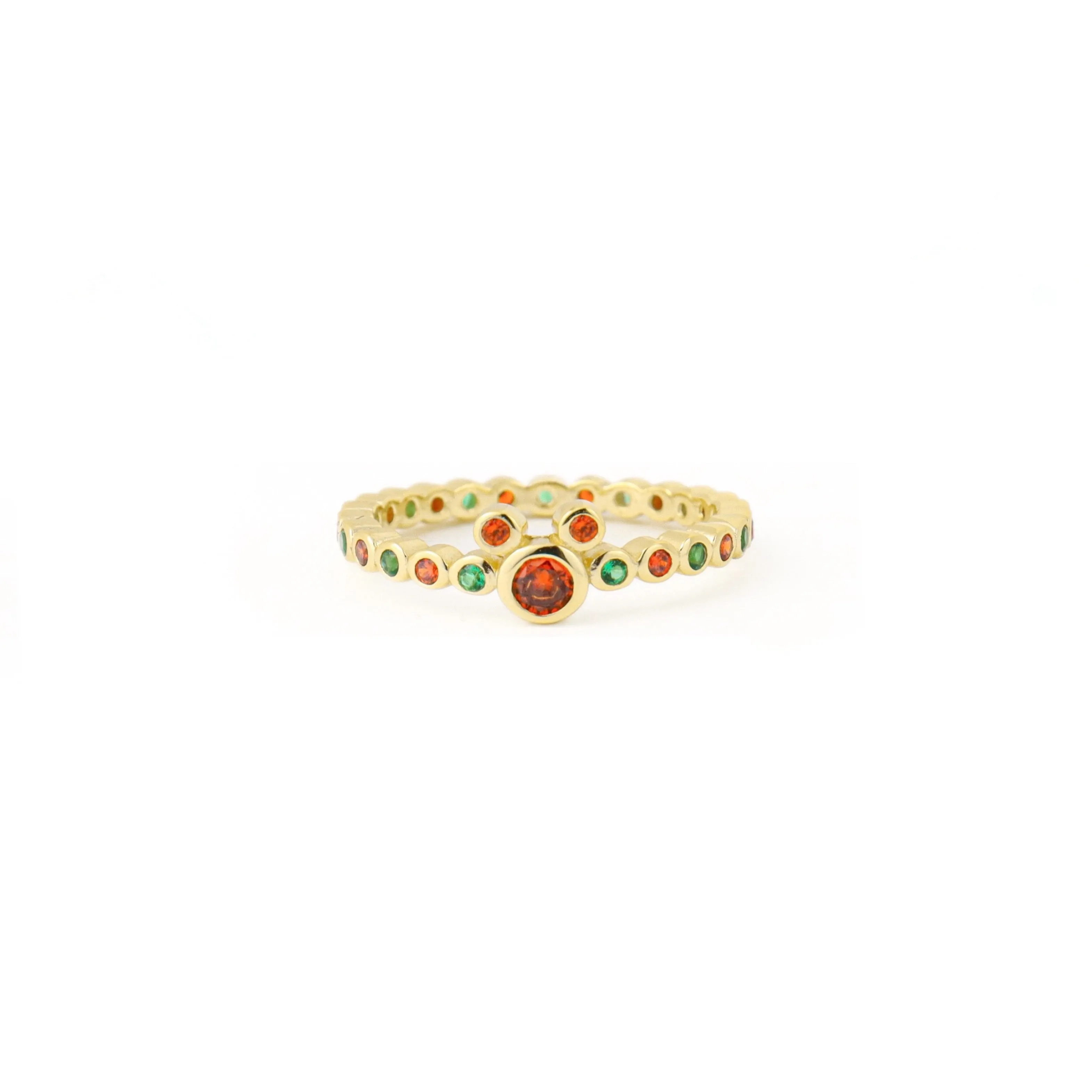 Ring ~ Sterling Collection ~ Magic Bubble Stacking Holiday