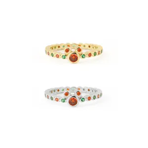 Ring ~ Sterling Collection ~ Magic Bubble Stacking Holiday