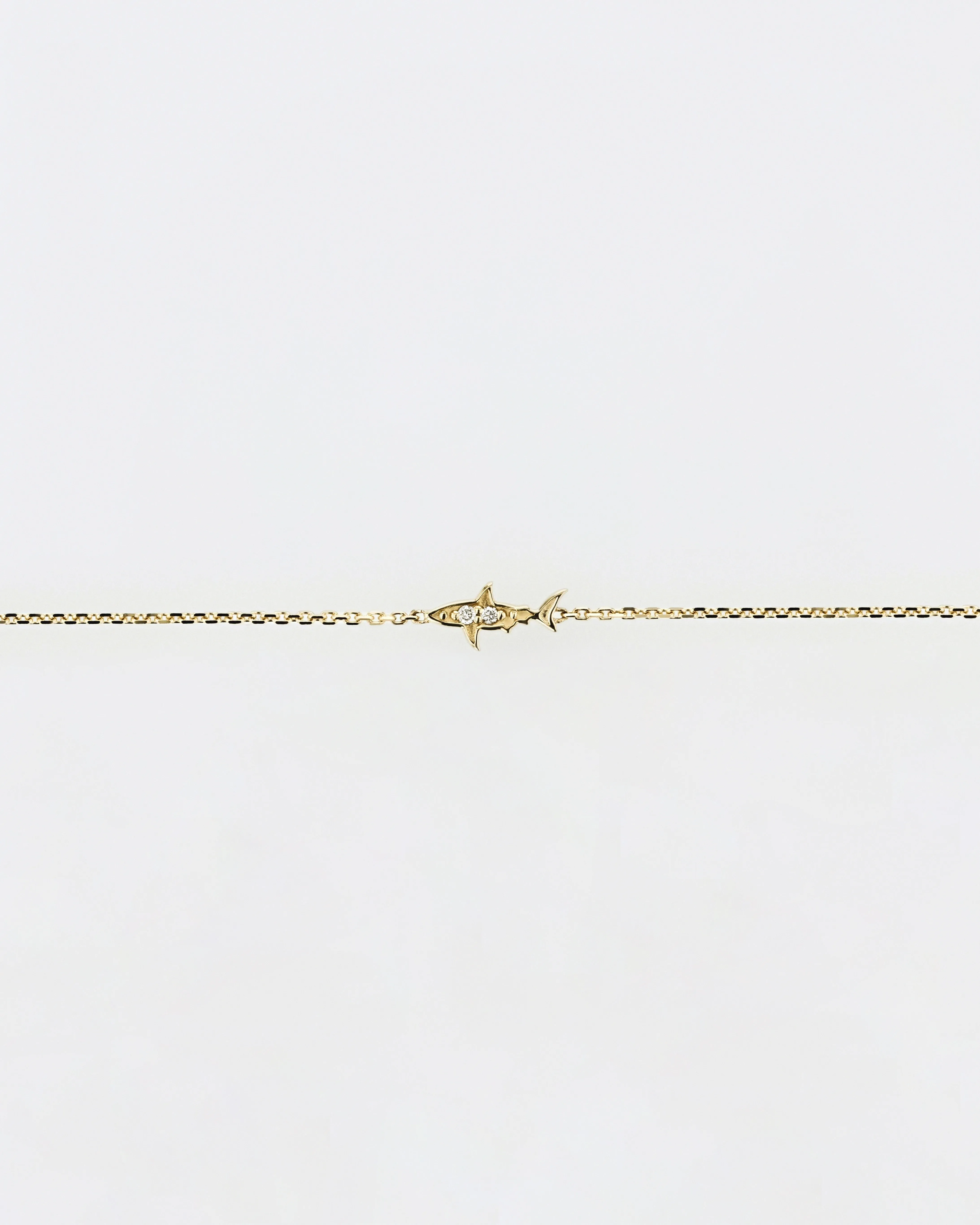 Shark Diamond Soldered Bracelet