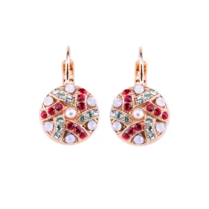 Swirl Pavé Leverback Earrings in "Enchanted" *Preorder*