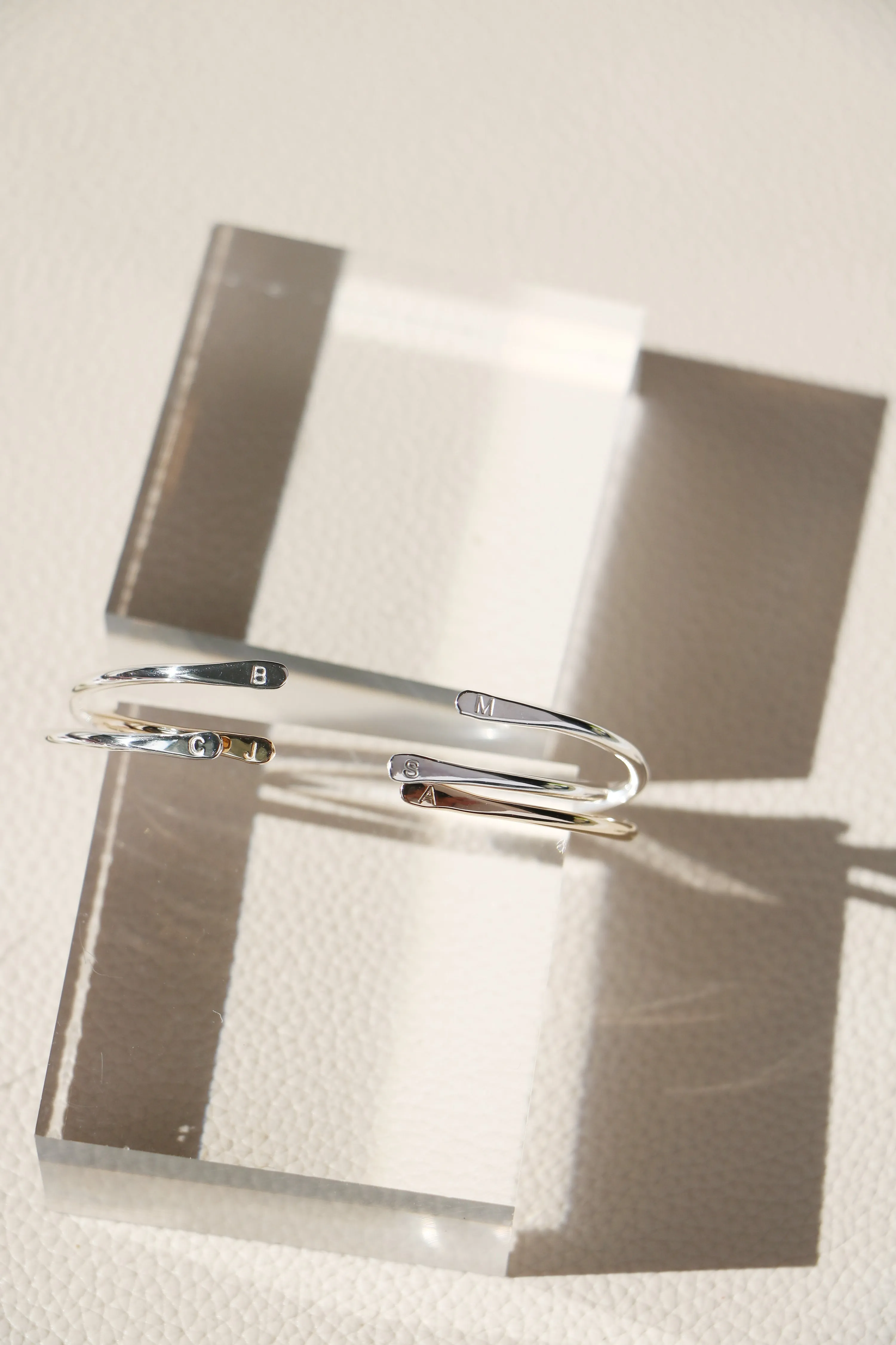 to the end cuff personalized {silver   gold}