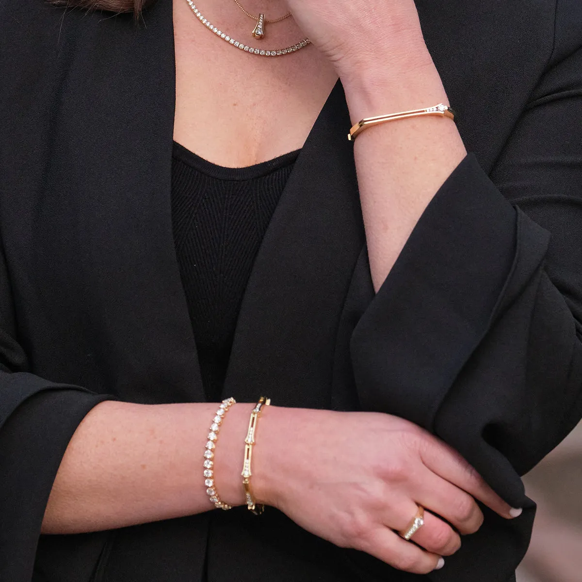 Venture Diamond Cuff Bracelet