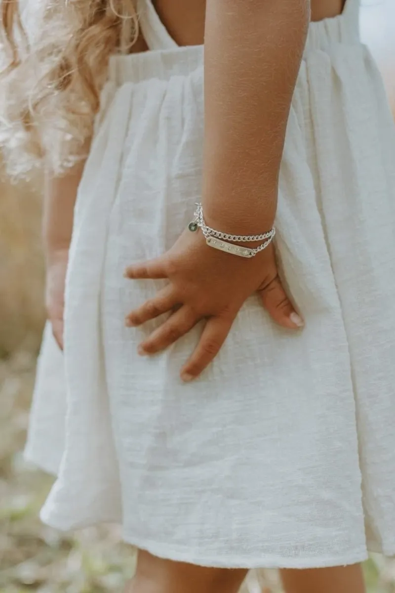 Vintage Pearl Bracelet - Silver