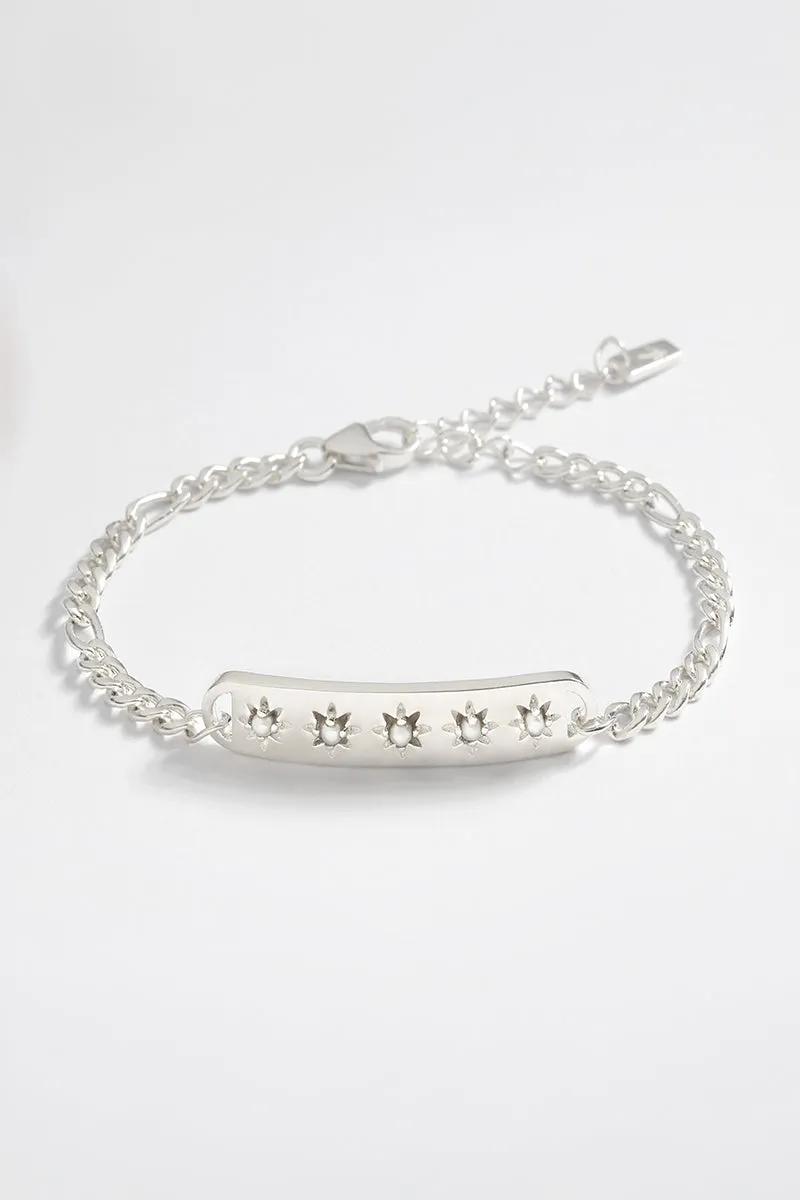 Vintage Pearl Bracelet - Silver
