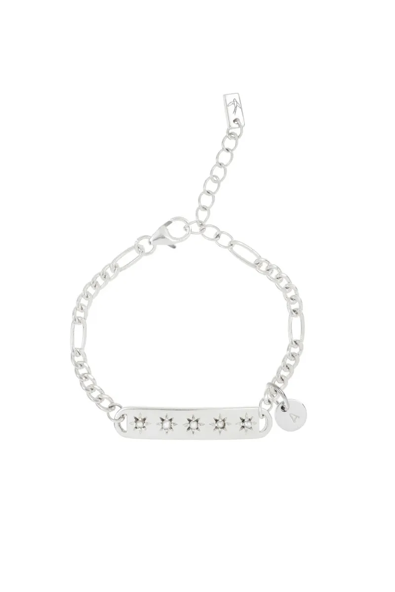 Vintage Pearl Bracelet - Silver