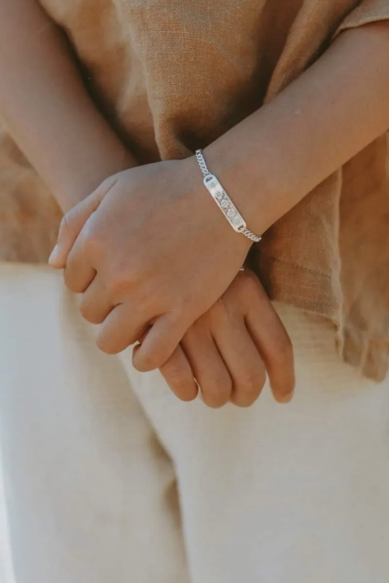 Vintage Pearl Bracelet - Silver