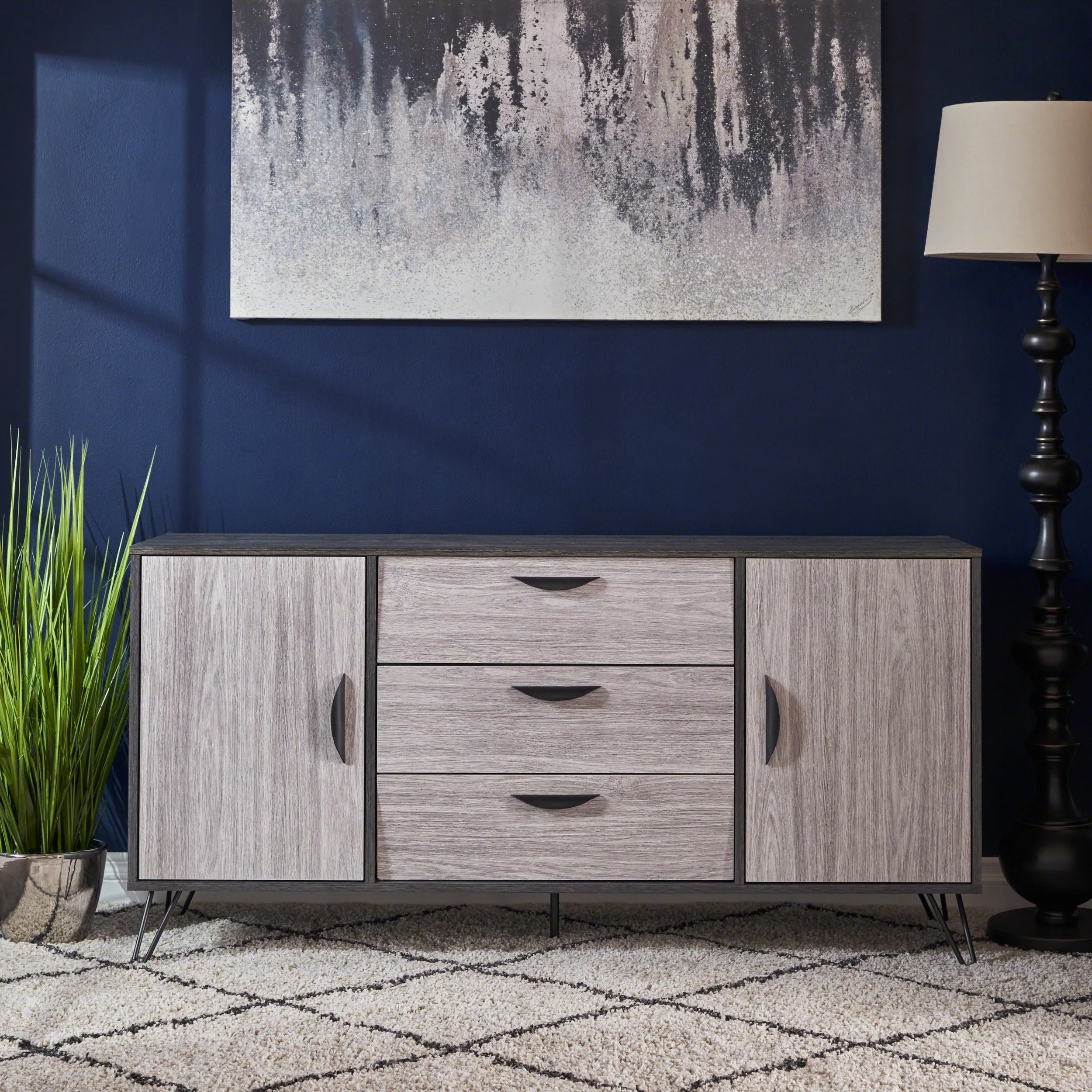 Vivian Mid Century Modern Cabinet