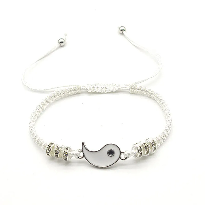 Woven Alloy Bracelet For Cross Border Hand Rope Inlaid Drill